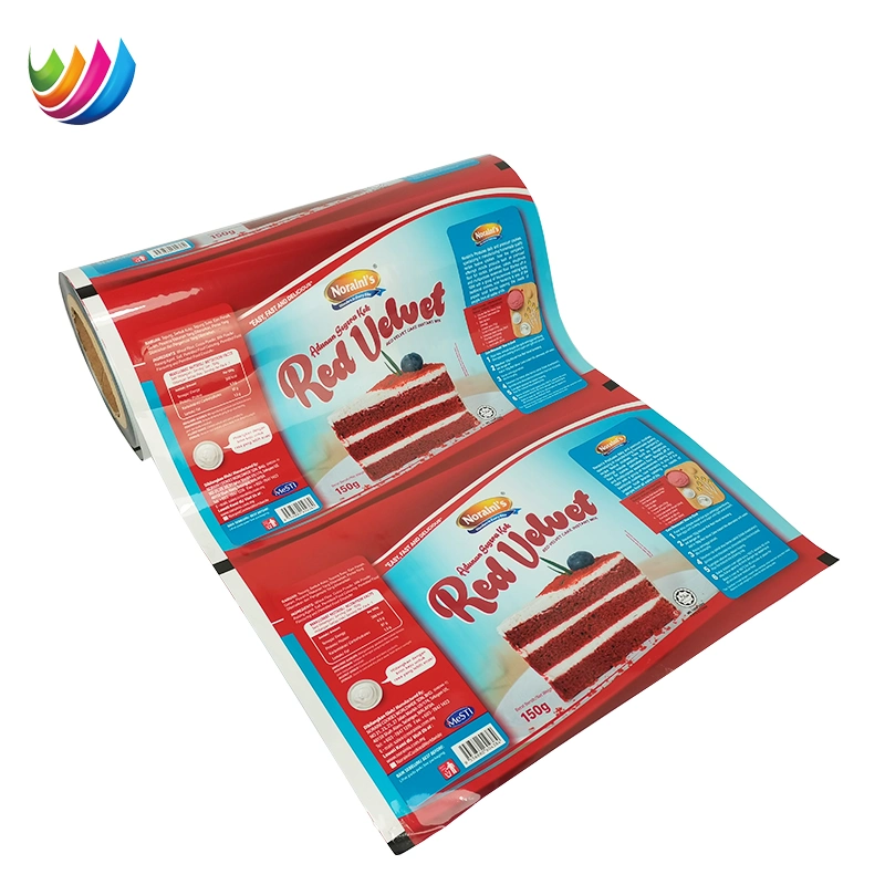 VMPET/PE/BOPP/CPP Cake Snacks Ice Cream Packaging Roll Films for Food Plastic Packaging