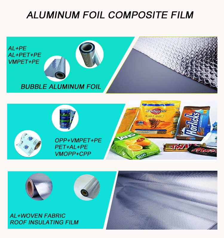 Hot Sale Pet Laminate Aluminium Foil/Pet+Alu+PE for Packaging