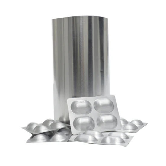 Kaltumformende pharmazeutische Blisterverpackungstabletten und Kapseln aus Alu-Aluminiumfolie