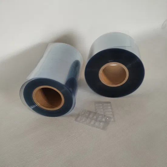 China-Lieferant 0,25 mm klare, klare Hart-PVC-Kunststofffolie für Pharmazeutika